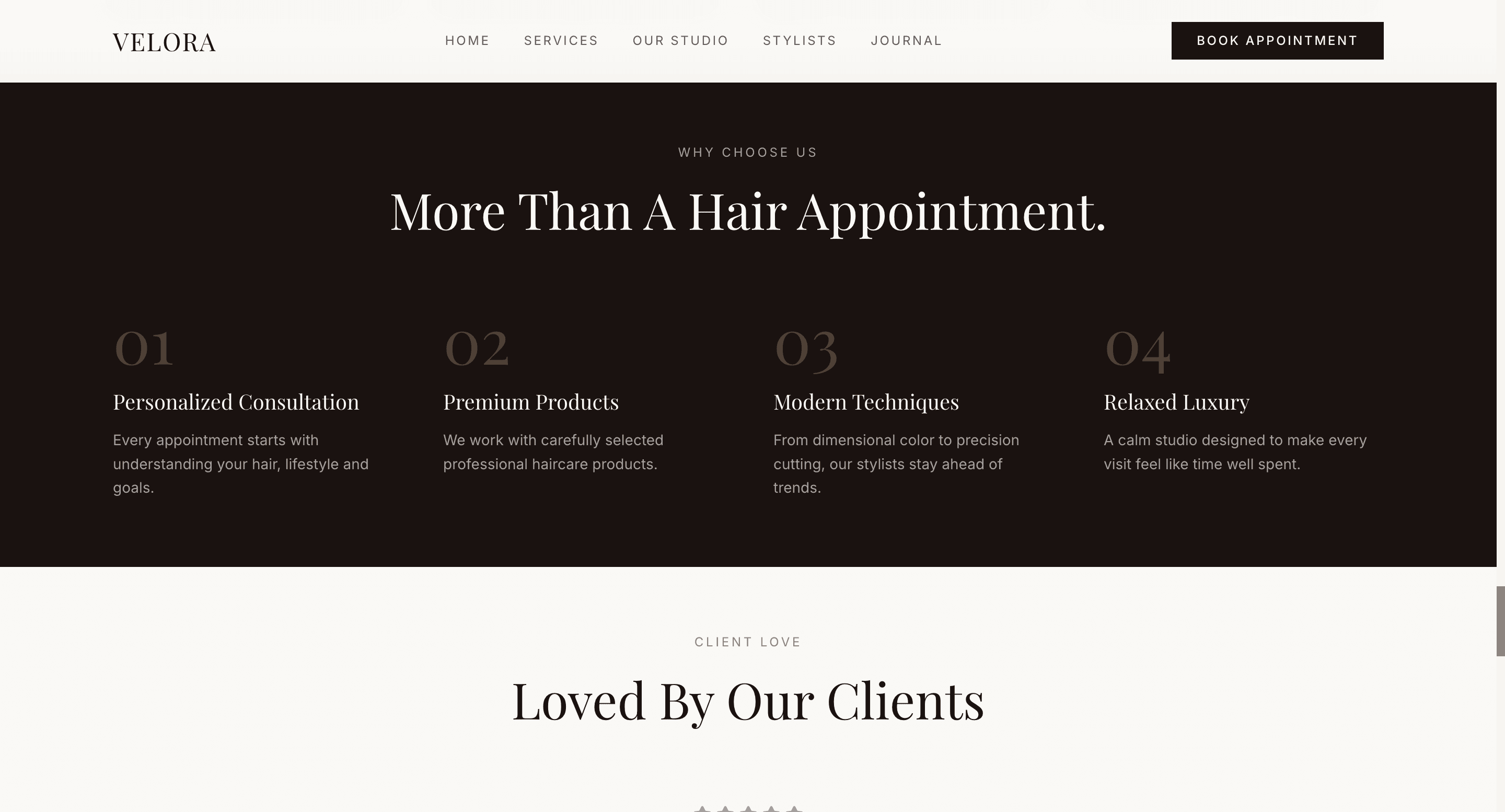Velora Hair Studio screenshot 5