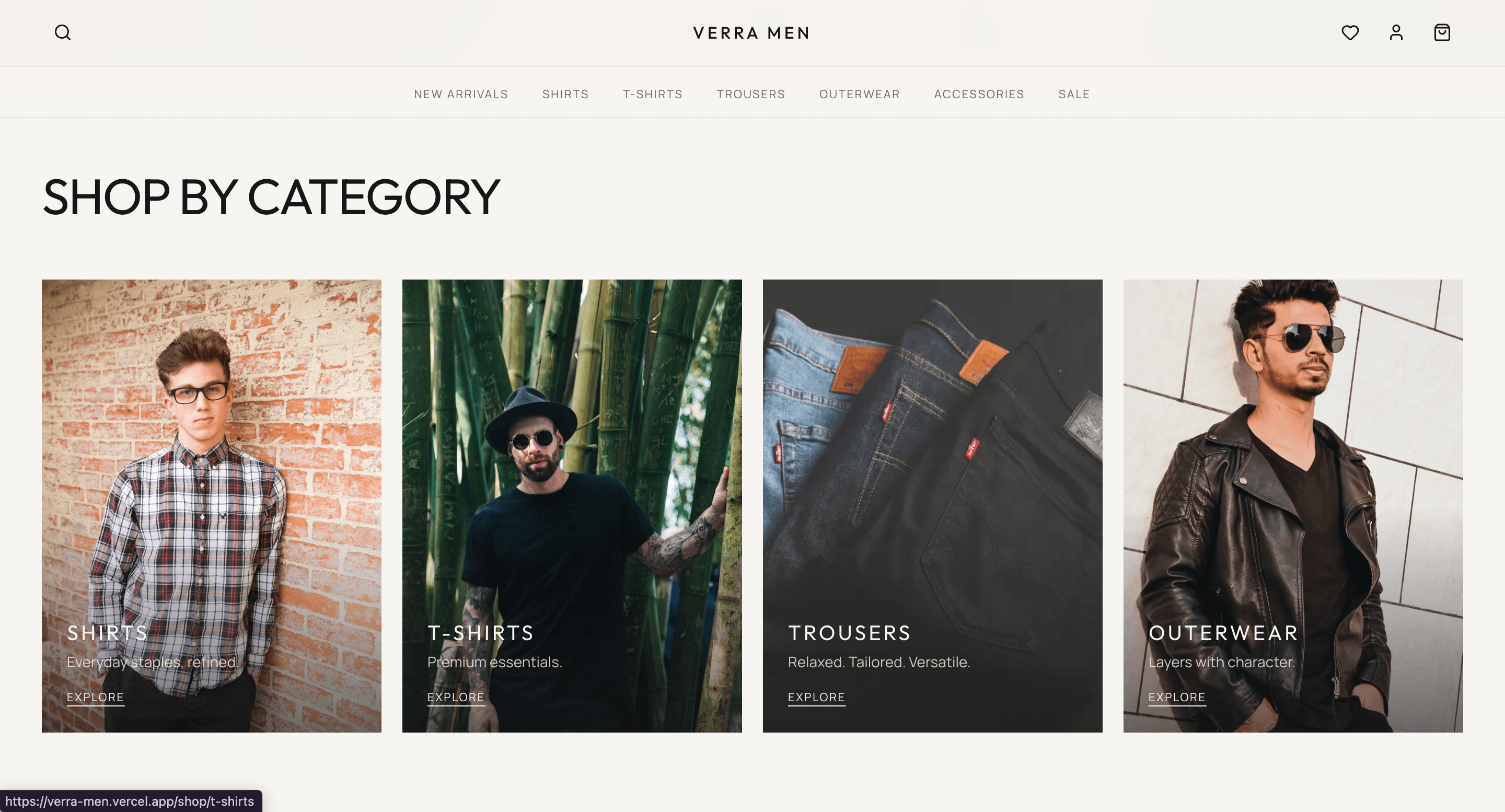 Verra Men screenshot 1